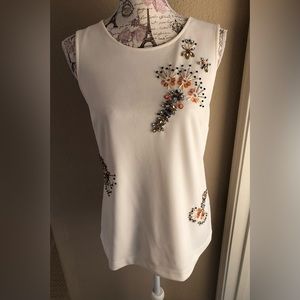 Gorgeous Banana Republic thick tank. Worn once. Large. Great party tank.